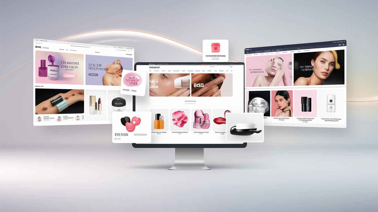 Capture d'écran montrant la fiabilité des sites de vente en ligne pour les produits de beauté.