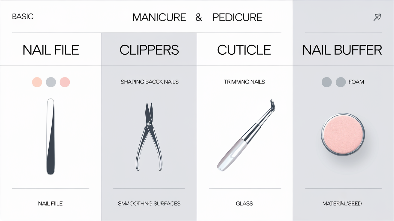 Comparatif des outils essentiels pour manucure-pédicure